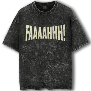boffi ... 100% Cotton Oversized T-Shirt Unisex Drop Shoulder Dye Washed Street Look Black Pack of 1